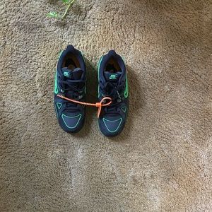 Off-white clean but worn comes with box and has the tags attached.